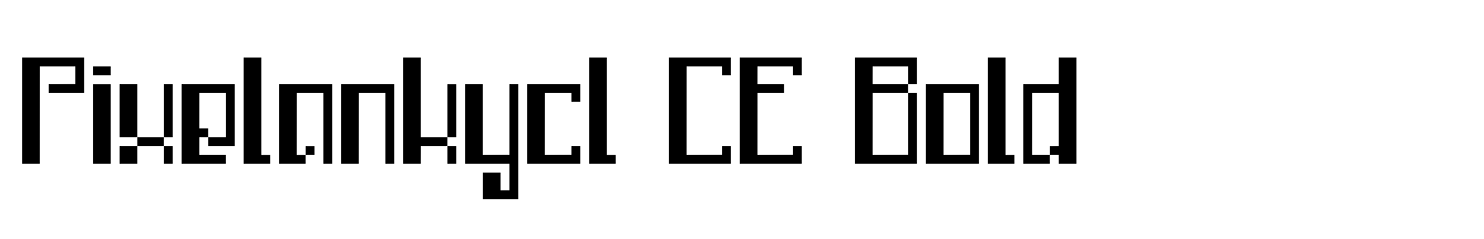 Pixelankycl CE Bold